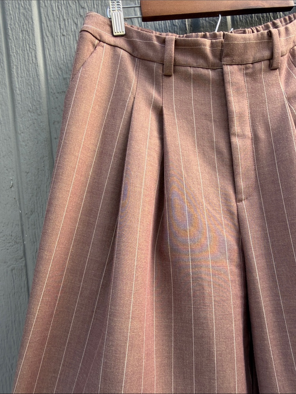Anthropologie Maeve The Avery Pleated Wide-Leg Trousers Size: L - Picture 5 of 11